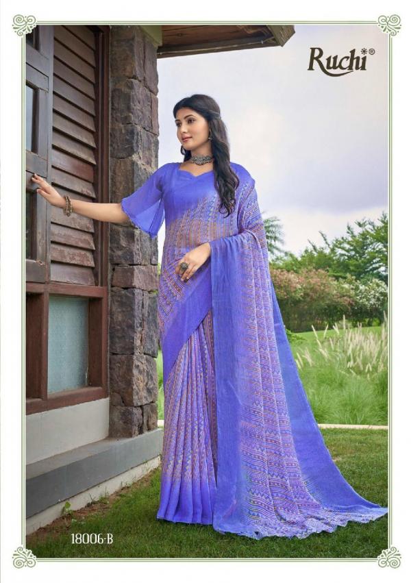 Ruchi Star Chiffon 83 Casual Wear Chiffon Saree Collection